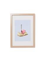 HEMA Fotolijst A4 31.5x23x1cm hout (taupe) - thumbnail