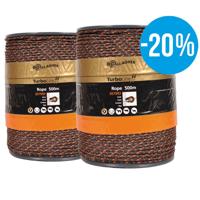 Gallagher Duopack TurboLine cord terra 2x500m - 069804 - 069804 - thumbnail