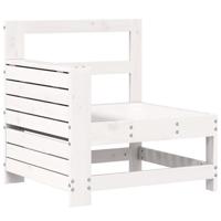 5-delige Loungeset massief grenenhout wit - thumbnail
