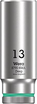 Wera 8790 HMA Deep Hand- en Machinedop met 1/4"-aandrijving, 13 x 50 mm - 05004510001