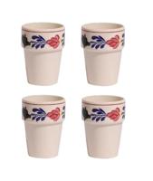 Boerenbont Melkbeker Sonja - set van 4 stuks - thumbnail