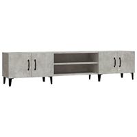 Tv-meubel 180x31,5x40 cm bewerkt hout betongrijs - thumbnail
