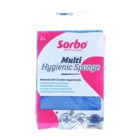 Sorbo multi hygienic spons 2 stuks - thumbnail