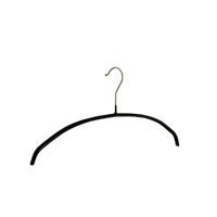 Bonneteriehanger zwarte anti-slip 40cm - thumbnail