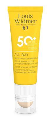 Louis Widmer All Day 50+ met Lippenverzorging Stick 50+ Licht Geparfumeerd 25ml