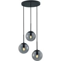LED Hanglamp 3-lichts Rond E14 Mat Antraciet Aluminium - thumbnail