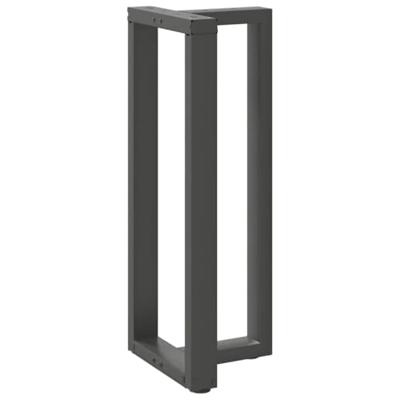 Bartafelpoten 2 st T-vormig 40x35x(100-101) cm staal antraciet