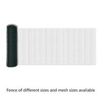 VidaXL Hexagon hek groen 0,6 x 100 m pvc - thumbnail