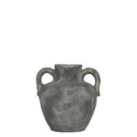 Kruik Verweerd Cement 2 Oren Grijs (19 cm) - thumbnail