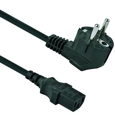 Netsnoer (C13) VDE 10 meter Zwart
