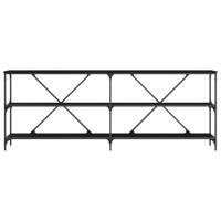 Wandtafel met plank Anders Zwart eiken 180 x 30 x 75 cm - thumbnail