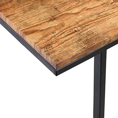 Bijzettafel met wieltjes - 40x30x65 cm - zwart frame hout - bank, sofa, bed Bijzettafel met wieltjes - 40x30x65 cm - zwart frame hout - bank, sofa, bed