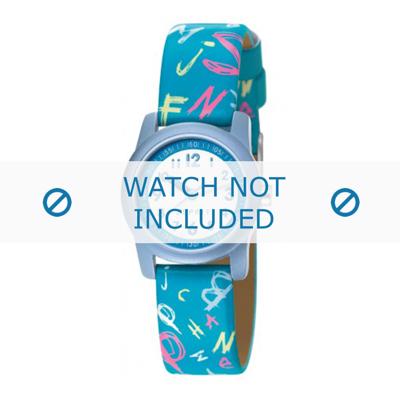 Esprit horlogeband 000FA4 / 000FA4029 / ES000FA4-40BL Leder Blauw