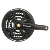 Shimano crankstel altus m311 7/8 speed 48x38x28t 175mm zwart blister - thumbnail