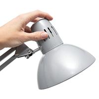 MAULstudy bureaulamp, met tafelklem, zilver - thumbnail