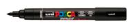 Uni Posca paintmarker PC-5BR, 1 - 4 mm, penseel punt, zwart - thumbnail