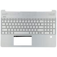 HP Laptop Toetsenbord Qwerty US + Top Cover - Zilver - thumbnail