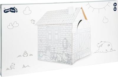 Small Foot - kartonnen speelhuis boerderij, 87x71x88cm