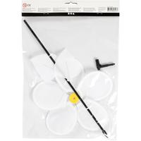 Creativ Company Bloemen windmolen, d 20 cm, 1 stuk - thumbnail
