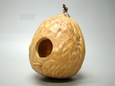 Vogelhuisje Walnoot - Polystone