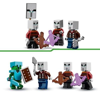 LEGO minecraft 21267 de illagers in de woestijn - thumbnail
