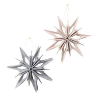 Boltze Home decohanger ster kassio 20x3,5x20cm 2 assorti - thumbnail