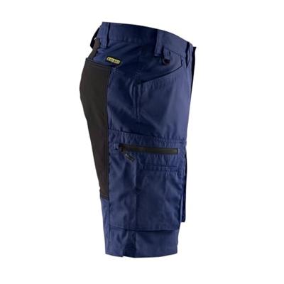 Blåkläder Service short stretch 14491845 | Marineblauw/Zwart | Maat 56 - 7330509538586