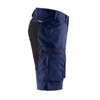 Blåkläder Service short stretch 14491845 | Marineblauw/Zwart | Maat 44 - 7330509538524 - thumbnail