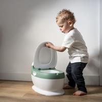 Minitoilet - THERMOBABY - Saliegroen - Comfortabel met spoelgeluid - thumbnail