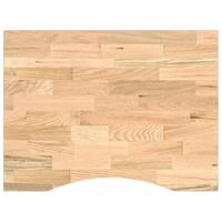 Werkbank 80x60x(71,5-98) cm massief eikenhout - thumbnail