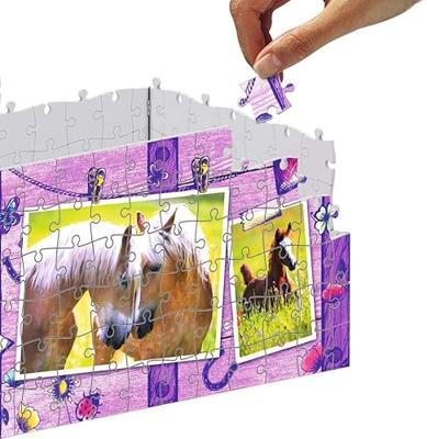 Ravensburger 3D-puzzel opbergdoos paarden - 216 stukjes