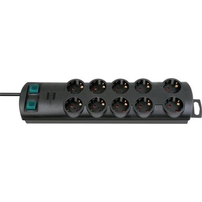Brennenstuhl primera line stekkerdoos 10x stekkerdoos (zwart, voor 10 stekkers)