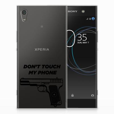 Sony Xperia XA1 Ultra Silicone-hoesje Pistol DTMP Sony Xperia XA1 Ultra Silicone-hoesje Pistol DTMP