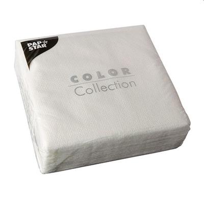 Papstar 100 servetten 33x33 wit