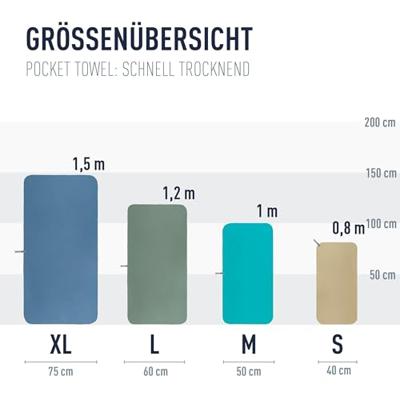 Sea to summit Pocket Reishanddoek Moonlight L Sea to summit Pocket Reishanddoek Moonlight L