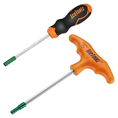 IceToolz spaaknippelsleutelset 12b5 voor 3,2 mm (vierkante) nippels