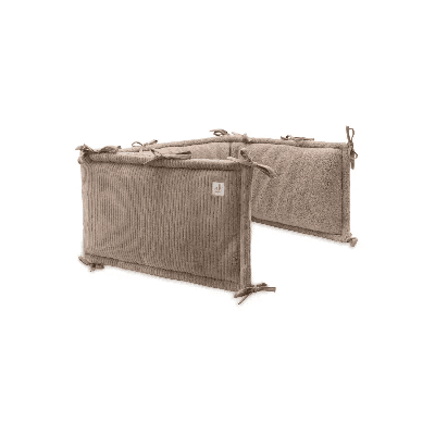 Jollein boxbumper Cloudy Rib - Oatmeal