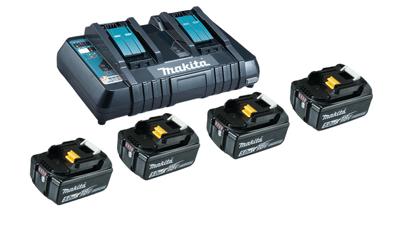 Makita BL 1850B + DC18RD 199483-0 Accu en acculader voor gereedschap 18 V 5 Ah Li-ion