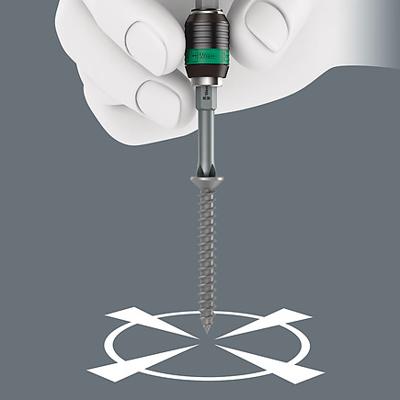 Wera Kompakt 400 05057470001 Bitset 15-delig 1/4 (6,3 mm) Hold-functie, Snelle wisselhouder