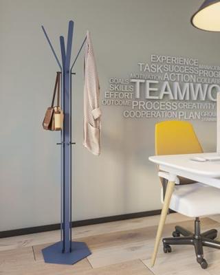 Gorillz Stack Industriële Kapstok Staand 12 Kapstokhaken- Blauw
