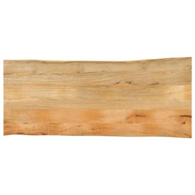 Tafelblad met natuurlijke rand 140x60x3,8 cm massief mangohout