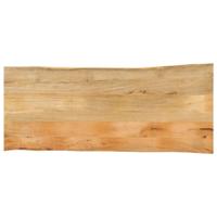 Tafelblad met natuurlijke rand 140x60x3,8 cm massief mangohout - thumbnail