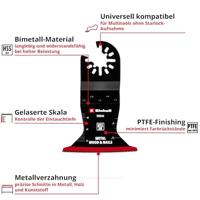 Einhell 708046 Tauchsägeblatt BIM Met, 65mm Bimetaal Multitool toebehorenset 65 mm 1 stuk(s) - thumbnail