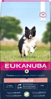Eukanuba hondenvoer senior voor volwassen en oudere honden van alle rassen – droog voer met lam & rijst, verschillende maten - thumbnail