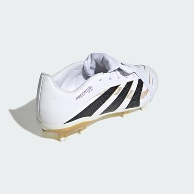 adidas Predator League FT Gras / Kunstgras Voetbalschoenen (MG) Kids Wit Zwart Goud