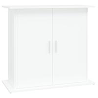 Aquariumstandaard 81x36x73 cm bewerkt hout wit - thumbnail
