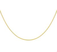 TFT Collier Geelgoud Slang Rond 0,9 mm x 45 cm - thumbnail