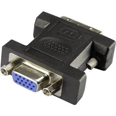 Renkforce RF-4212222 DVI / VGA Adapter [1x DVI-stekker 24+5-polig - 1x VGA-bus] Zwart