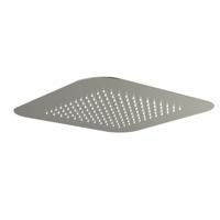 Hotbath Hoofddouche Gal Inbouw Vierkant 42x42 cm Geborsteld Nikkel PVD - thumbnail