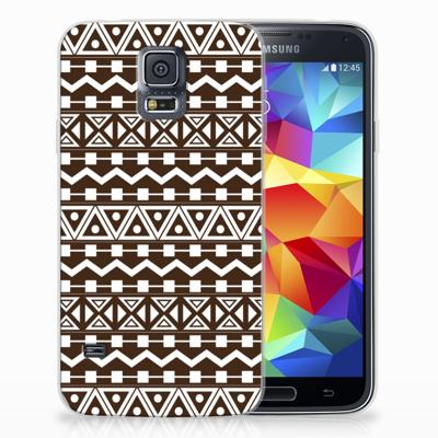 Samsung Galaxy S5 TPU bumper Aztec Brown Samsung Galaxy S5 TPU bumper Aztec Brown